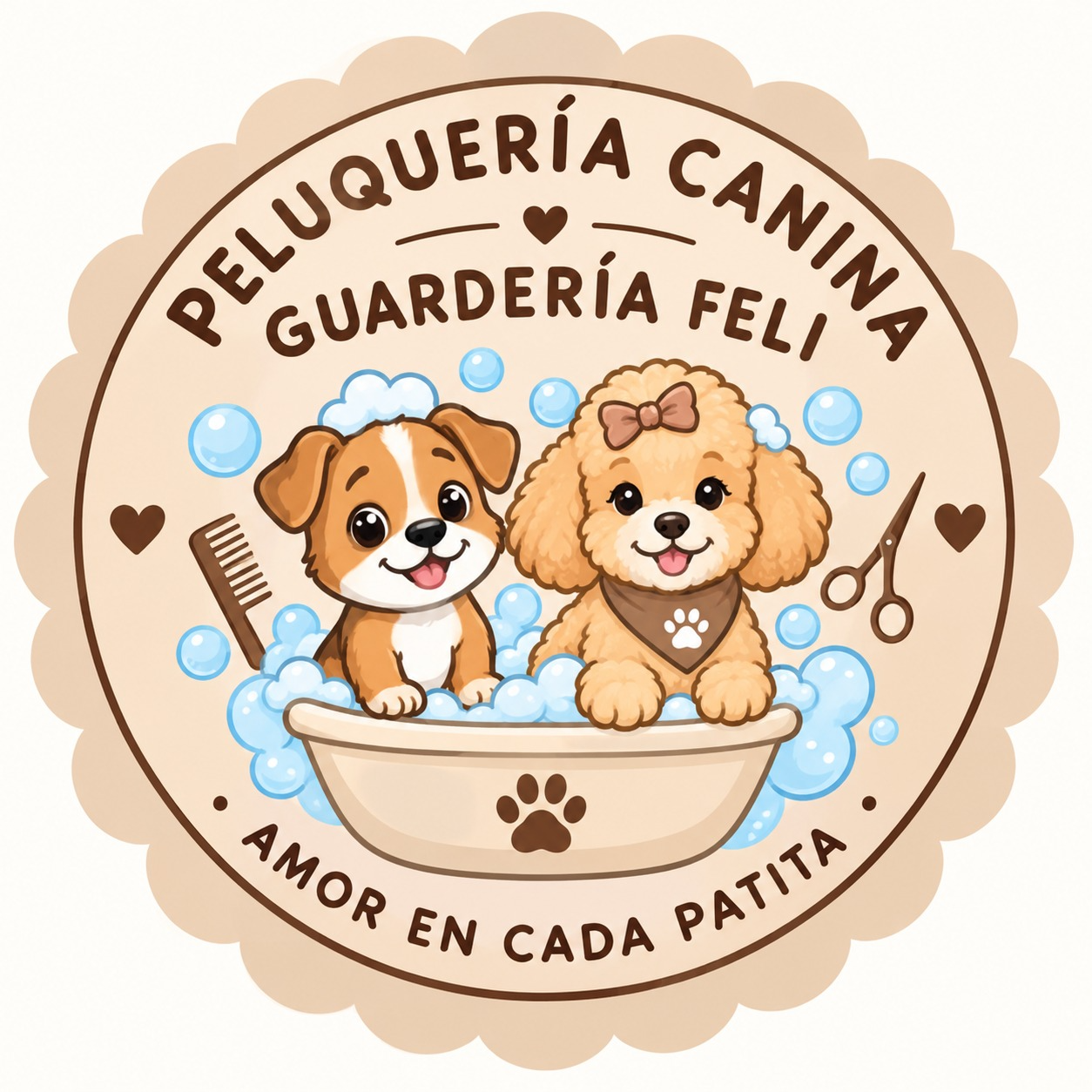 Logo de Peluquería Canina Guardería Feli